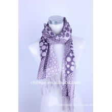 high quality fashion winter ladies printed wool/cashmere/silk blended scarf poncho stole with tassel winter accessories